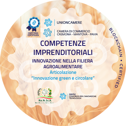 Competenze imprenditoriali. Innovazione nella filiera agroalimentare - Articolazione “Innovazione green e circolare”